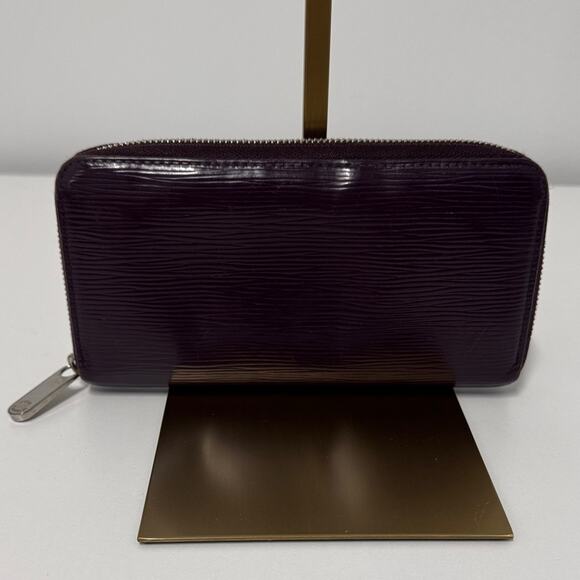 Louis Vuitton Handbags - Louis Vuitton Cassis Epi Leather Zippy Long Wallet 31032 Purple Leather